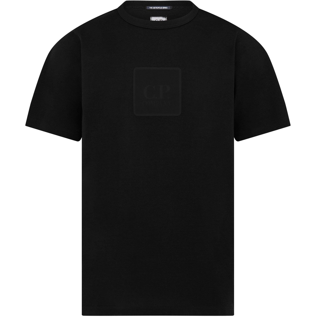 CP Company Logo T Shirt - Black 999